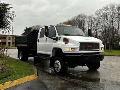 Used 2005 GMC 5500 C Duramax Hydraulic Brakes Dump Truck Diesel 4x4