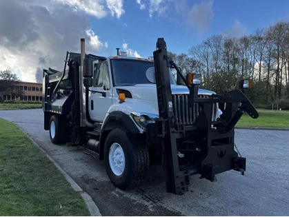 Used 2011 International 7300 Dump Truck With Plow and Spreader Diesel