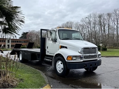 Used 2008 Sterling ACTERRA 20 Foot Flatdeck with Ramp Hydraulic Brakes Diesel