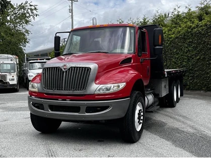 Used 2011 International 4400 22 Foot Flat Deck With Air Brakes Diesel
