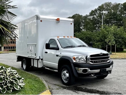 Used 2008 Sterling BULLET 12-Foot Diesel Cube Van with Shelves