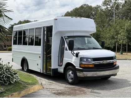 Used 2017 Chevrolet EXPRESS 4500 13-Passenger Bus with Wheelchair Lift