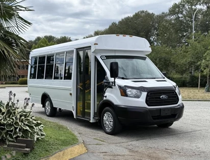 Used 2017 Ford TRANSIT T-350 7-Passenger 2-Wheelchair Accessible Bus