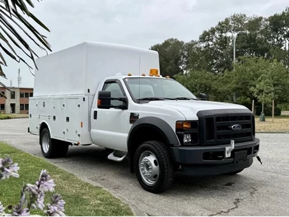 Used 2008 Ford F-450 SD Regular Cab Dually Diesel 2WD Service Truck Mobile Workshop