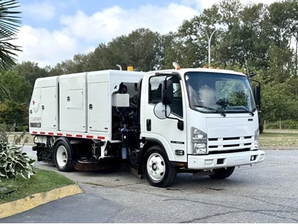 Used 2013 Isuzu NQR StarFire S-4 Diesel Street Sweeper