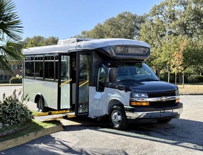 Used 2019 Chevrolet EXPRESS G4500 22-Passenger Wheelchair Accessible Bus with Ramp