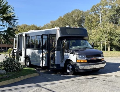 Used 2019 Chevrolet EXPRESS 4500 21-Passenger Bus with Wheelchair Lift