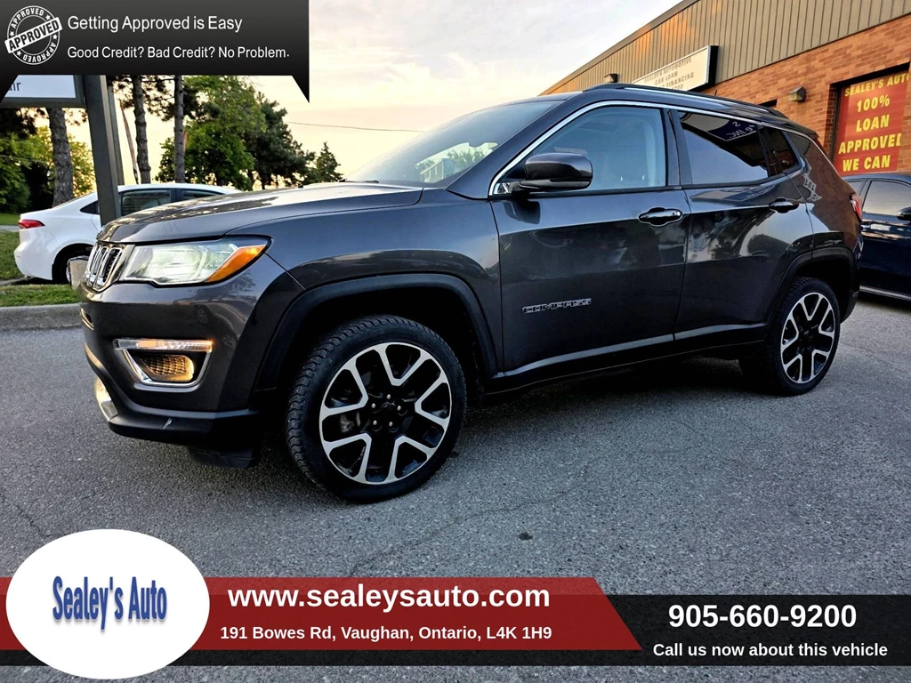 Used 2019 Jeep COMPASS LIMITED |4X4 | NO ACCIDENTS | LEATHER |... 