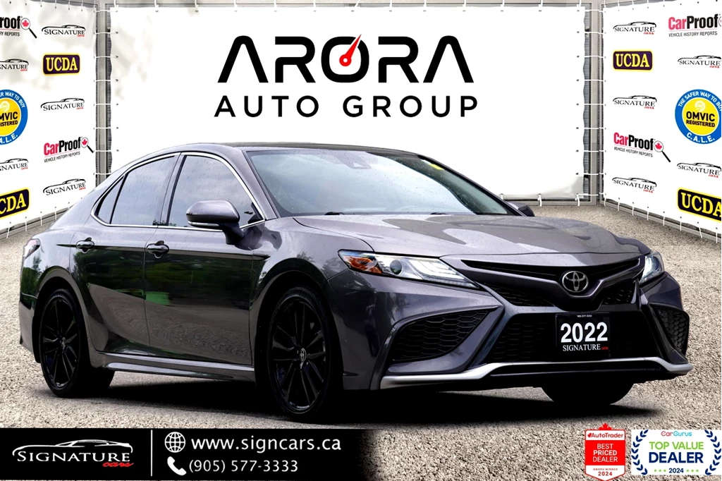 Used 2022 Toyota CAMRY XSE / NO ACCIDENT / RED INTERIOR /S 
