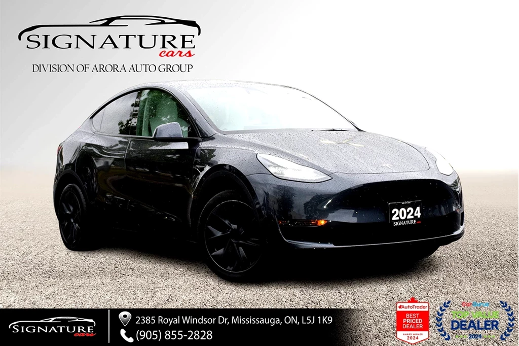 Used 2024 Tesla MODEL Y SR RWD NO ACCIDENT WHITE LEATHER A 