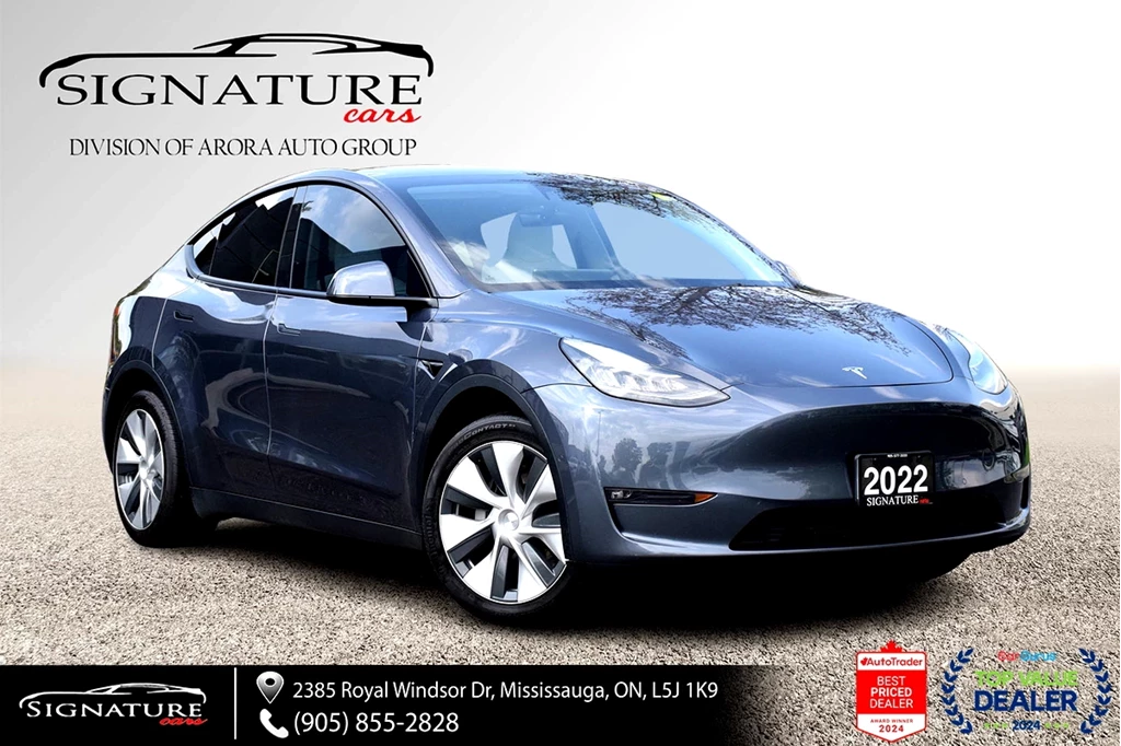 Used 2022 Tesla MODEL Y LR AWD NO ACCIDENT WHITE LEATHER A 