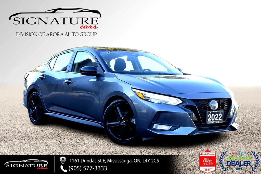 Used 2022 Nissan SENTRA SR MIDNIGHT / NO ACCIDENT / SUNROO 