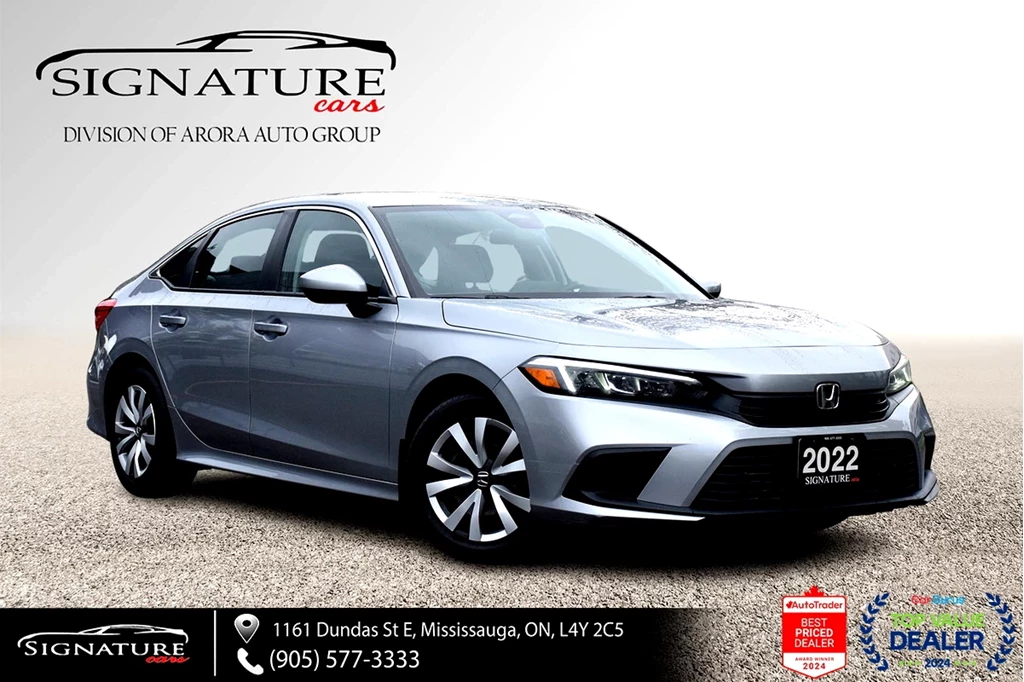 Used 2022 Honda CIVIC LX / NO ACCIDENT / CARPLAY / REAR CA 