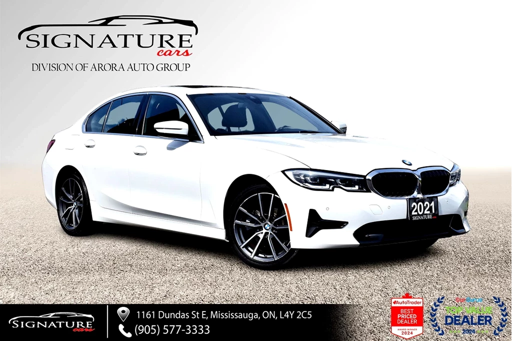 Used 2021 BMW 3-SERIES 330I XDRIVE AWD / NO ACCIDENT/SUNRO 