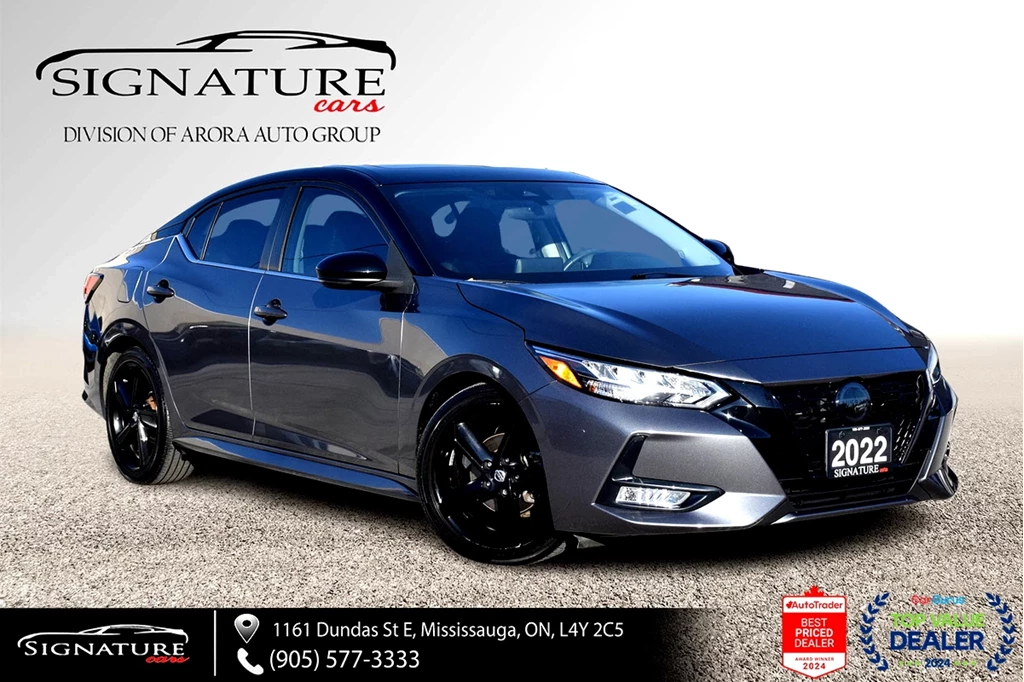 Used 2022 Nissan SENTRA SR MIDNIGHT / NO ACCIDENT / SUNRO 