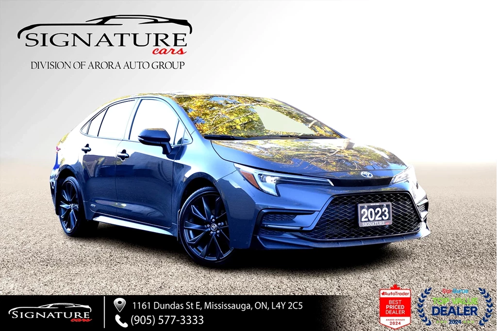 Used 2023 Toyota COROLLA HYBRID SE AWD / NO ACCIDENT / SUN 