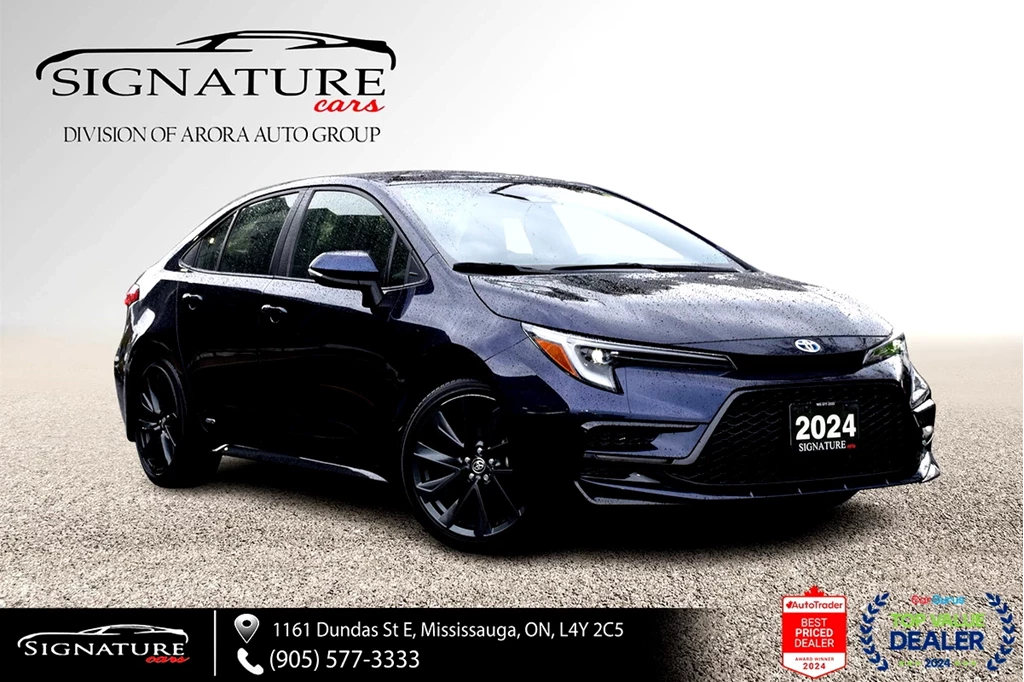 Used 2024 Toyota COROLLA HYBRID SE AWD / NO ACCIDENT / SUN 