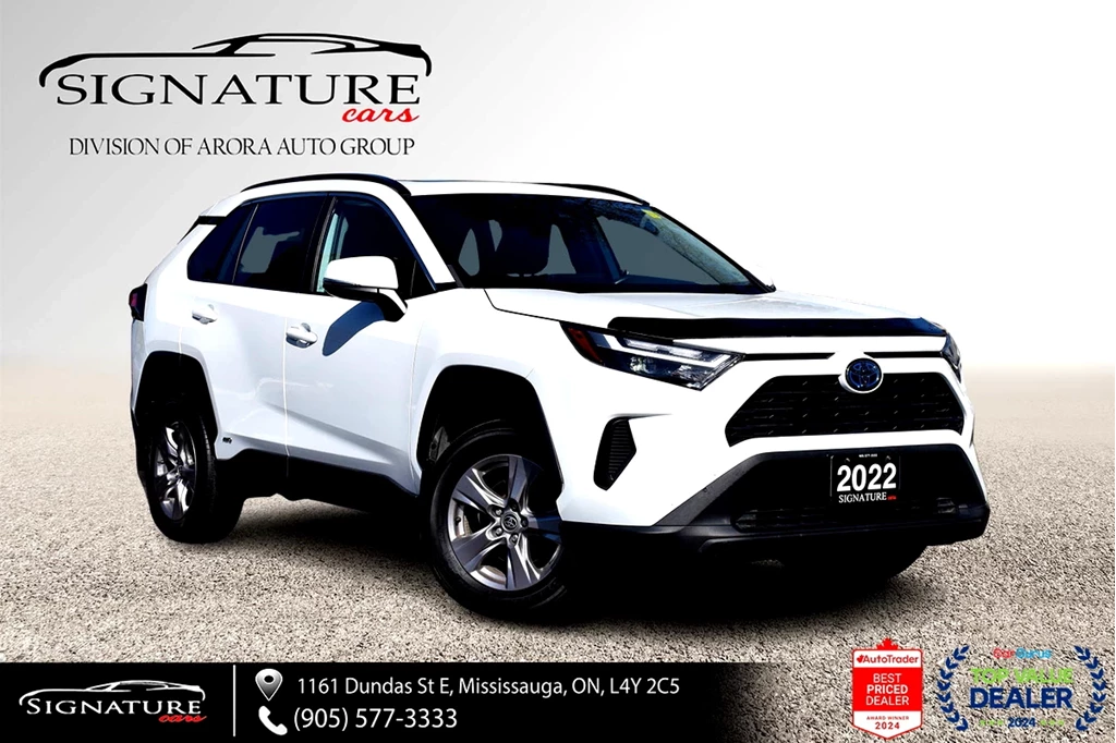 Used 2022 Toyota RAV4 HYBRID XLE AWD / NO ACCIDENT /SUNROO 