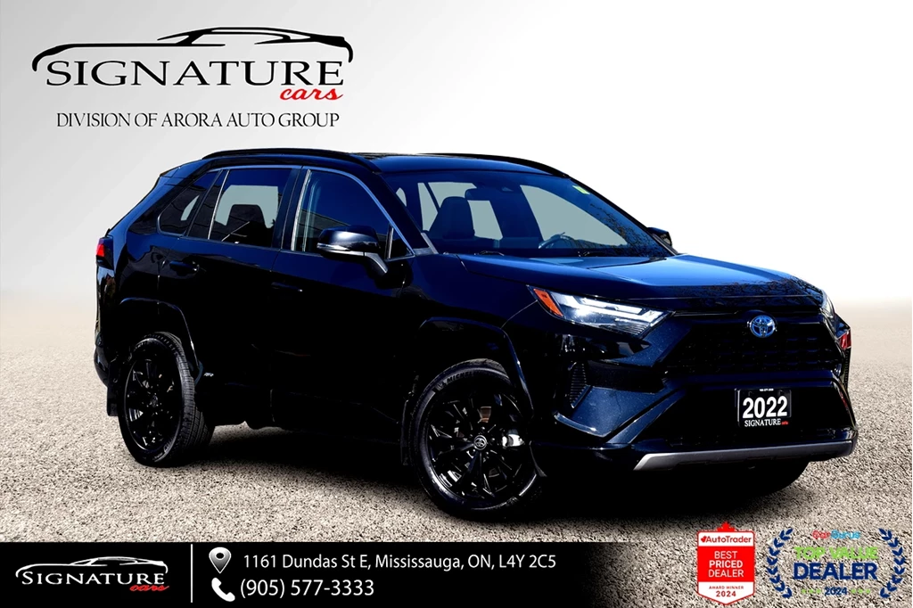 Used 2022 Toyota RAV4 HYBRID SE AWD / NO ACCIDENT / SUNROO 