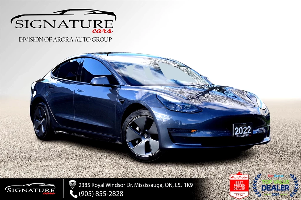 Used 2022 Tesla MODEL 3 SRP RWD NO ACCIDENT AUTOPILOT 