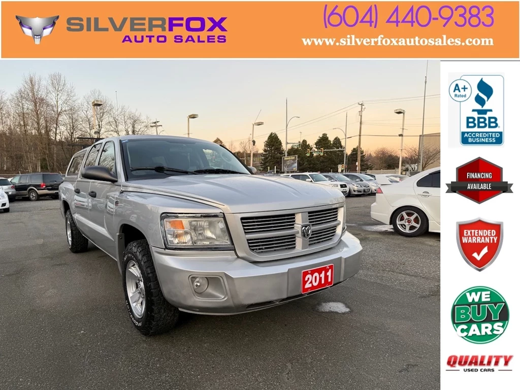 Used 2011 RAM DAKOTA 4WD CREW CAB SXT 4X4 