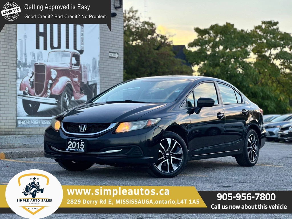 Used 2015 Honda CIVIC SEDAN FWD 4DR EX CVT 
