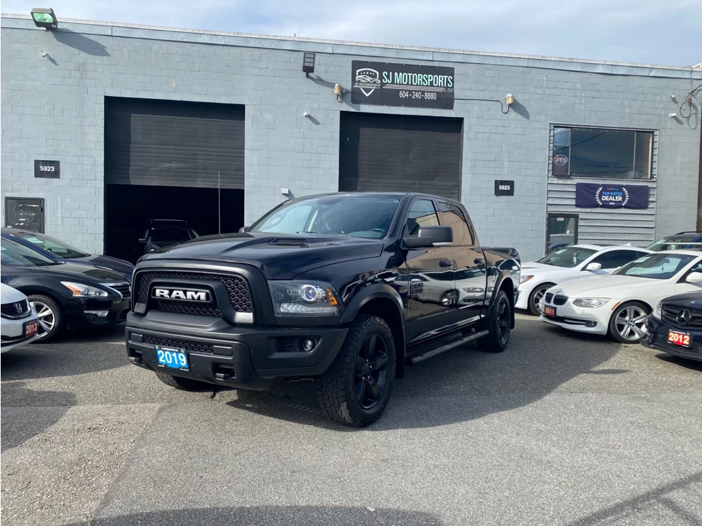 Used 2019 RAM 1500 CLASSIC WARLOCK 4X4 CREW CAB 57 BOX 