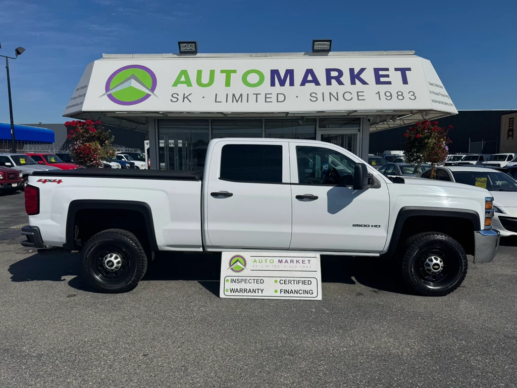 Used 2015 Chevrolet SILVERADO 2500 HD LT CREW CAB 4X4 SB INSPECTED & A WARRANTY TOO!
