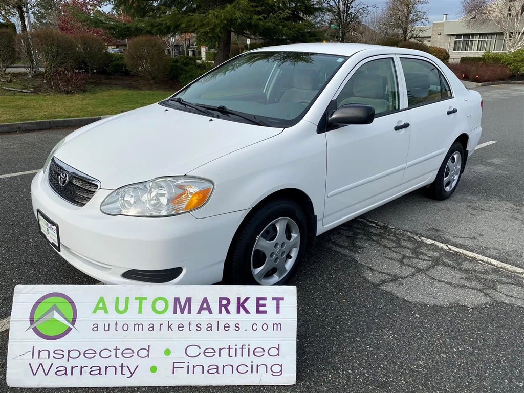 Used 2007 Toyota COROLLA 5sp MANUAL, VERY CLEAN, WARRANTY, FINANCING, INSPECTED