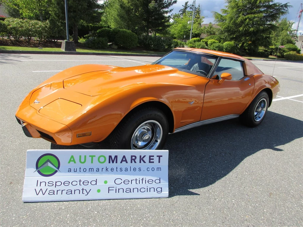 Used 1977 Chevrolet CORVETTE L48 STINGRAY T -TOPS & A/C RARE! FREE BCAA MBRSHP & WRNTY!