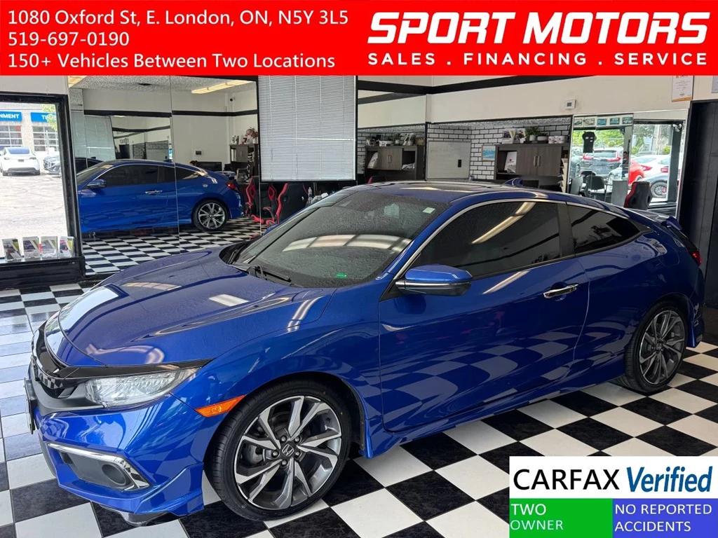 Used 2019 Honda CIVIC Touring+New Tires+Brakes+Roof+LKA+CLEAN CARFAX