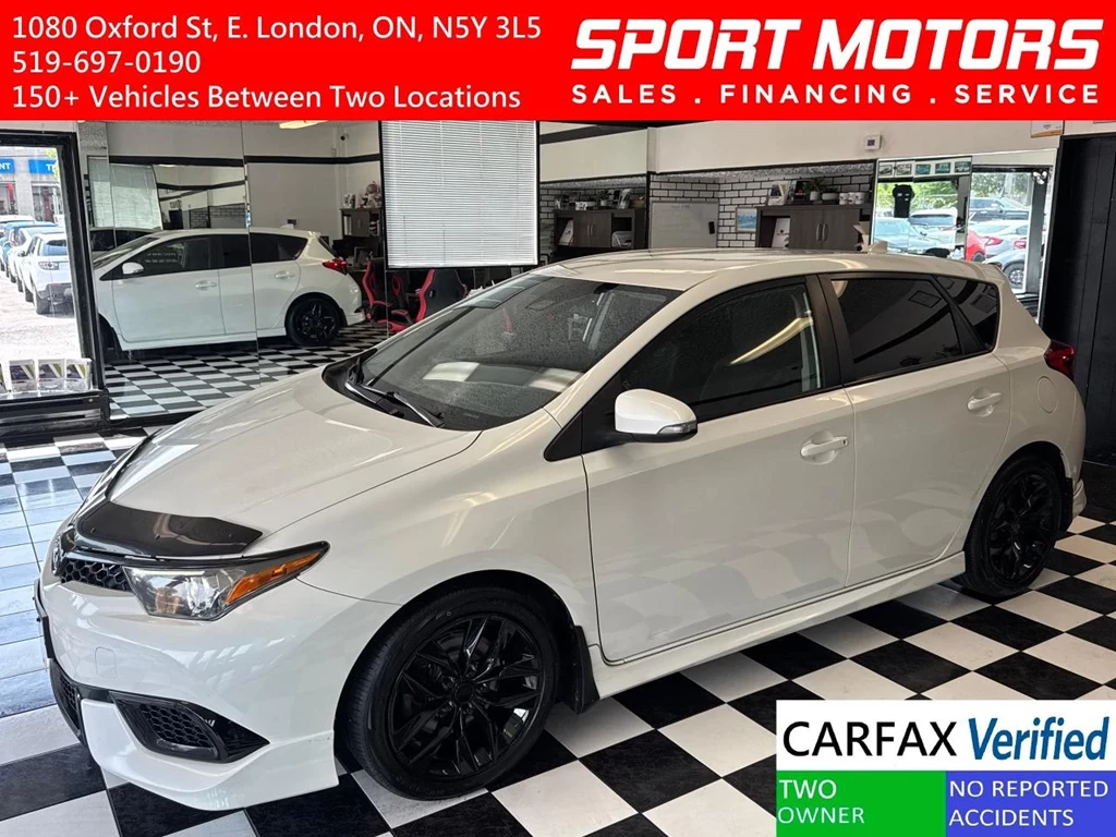 Used 2017 Toyota COROLLA IM Hatchback+New Tires+Alloys+Brakes+CLEAN CARFAX