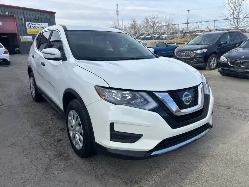 Used 2017 Nissan ROGUE S AWD | GLACIER WHITE 