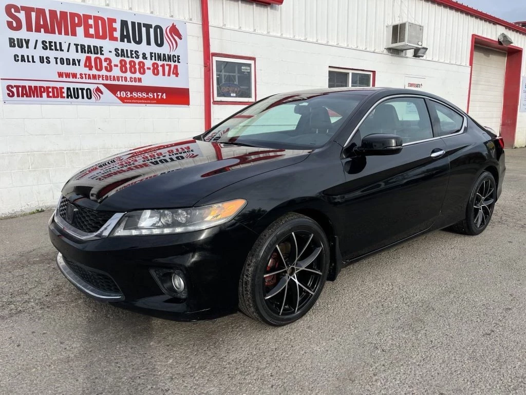 Used 2015 Honda ACCORD COUPE EX-L W/NAVI V6 | CRYSTAL BLACK PEARL 