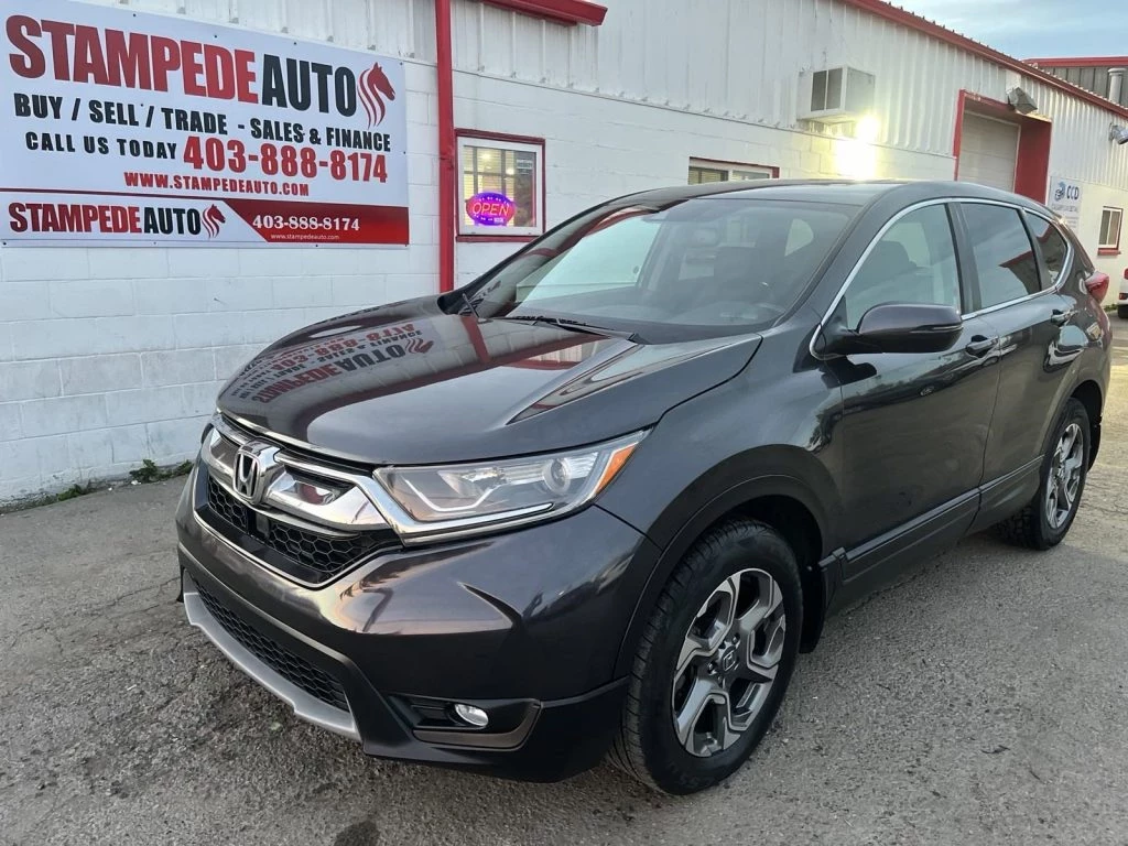 Used 2017 Honda CR-V EX-L LEATHER SUNROOF | GUNMETAL METALLIC 