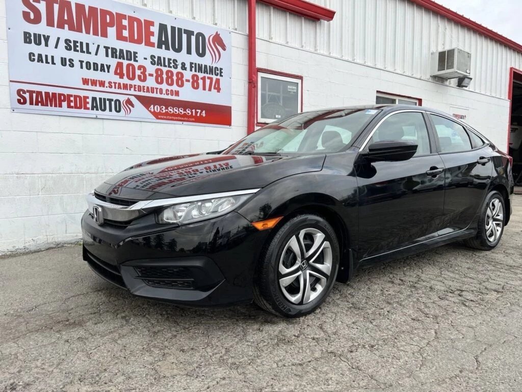 Used 2016 Honda CIVIC SEDAN LX LOW KMS | CRYSTAL BLACK PEARL 
