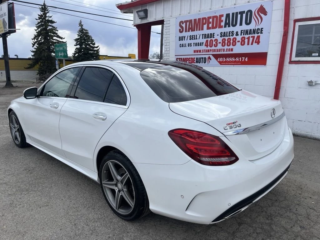 Used 2016 Mercedes-Benz C-CLASS C 300 4MATIC | POLAR WHITE 