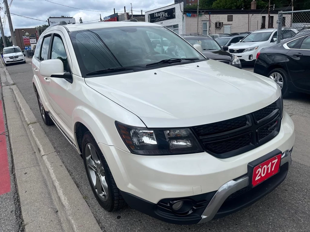 Used 2017 Dodge JOURNEY Crossroad-ONLY 105K-7SEATS-ROOF-NAVI-BK UP-LEATHER