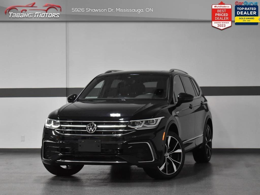 Used 2022 Volkswagen TIGUAN Highline R-Line Leather Ambient Light Fender Cooled Seats 360CAM Navigation Panoramic Roof Remot...