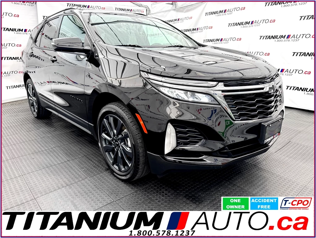 Used 2022 Chevrolet EQUINOX RS-LEATHER AWD-PANO ROOF-GPS-BO 