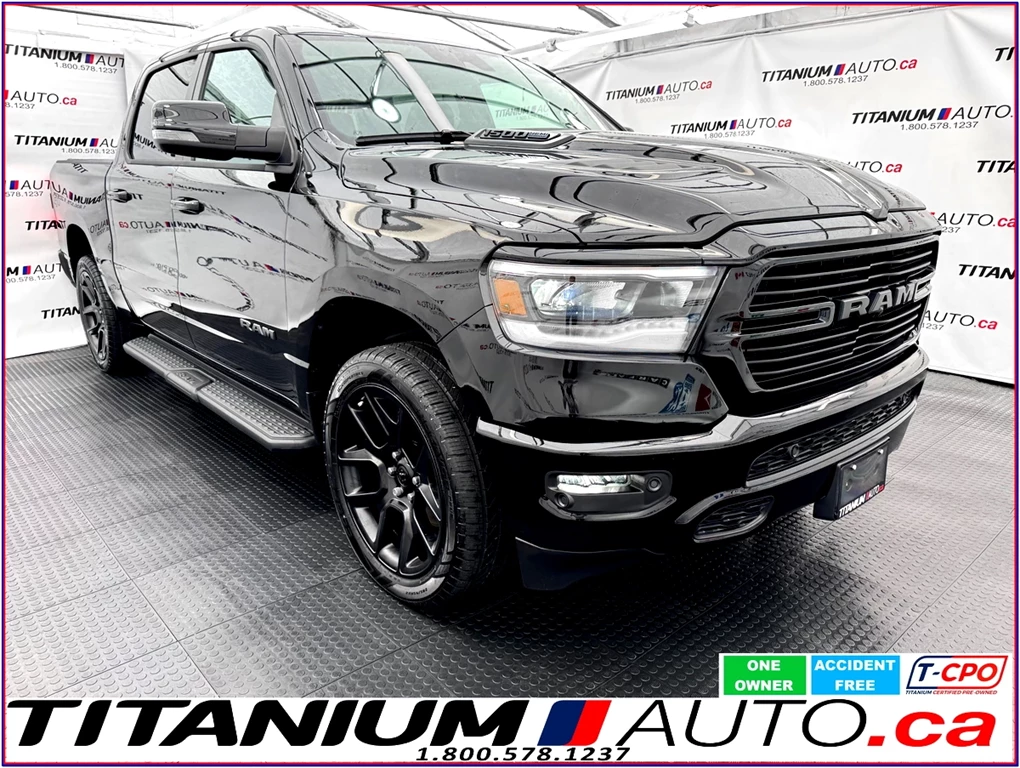 Used 2024 RAM 1500 SPORT GT CREW CAB HEMI V8 4X4-PANO ROOF 