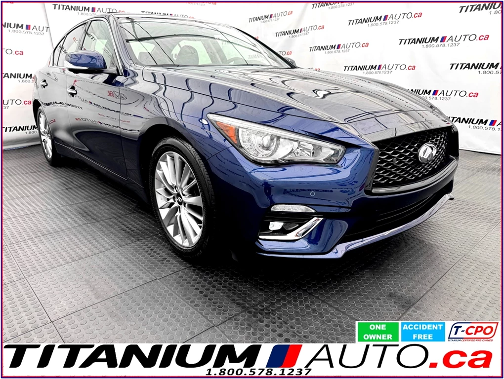 Used 2021 Infiniti Q50 3.0T LUXE AWD V6-ADAPTIVE CRUISE-APP 