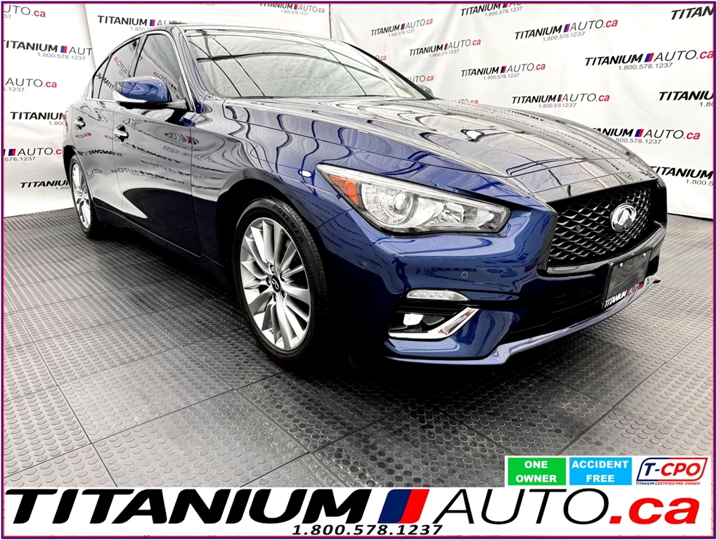 Used 2021 Infiniti Q50 3.0T LUXE AWD V6-ADAPTIVE CRUISE-APP 