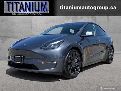 Used 2022 Tesla MODEL Y PERFORMANCE 4DR ALL-WHEEL DRIVE SPORT U... 