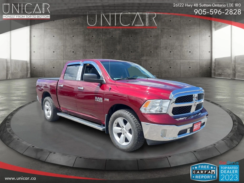 Used 2017 RAM 1500 NO ACCIDENTS 5.7L HEMI CREW CAB 140.5 