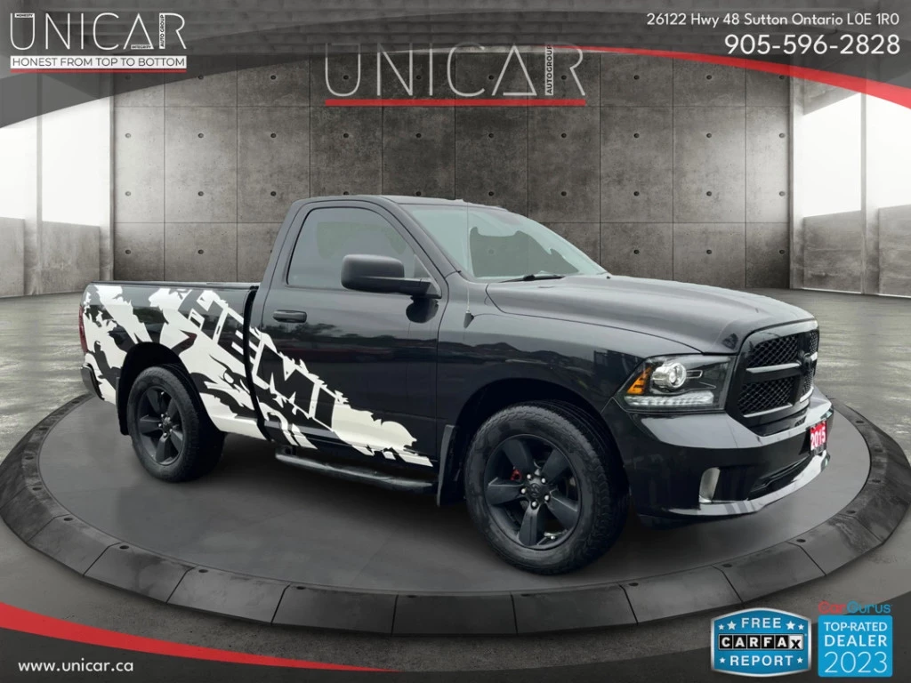 Used 2015 RAM 1500 RARE RARE REG CAB HEMI 5.7 L BACKUP CA 