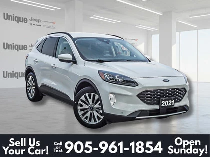 Used 2021 Ford ESCAPE Titanium Hybrid AWD NAV LEATHER