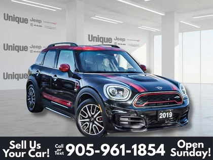 Used 2019 MINI COUNTRYMAN John Cooper Works ALL4 NAV LEATHER DUAL SUNROOF
