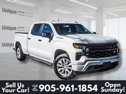 Used 2022 Chevrolet SILVERADO 1500 Custom 4x4 TONNEAU COVER