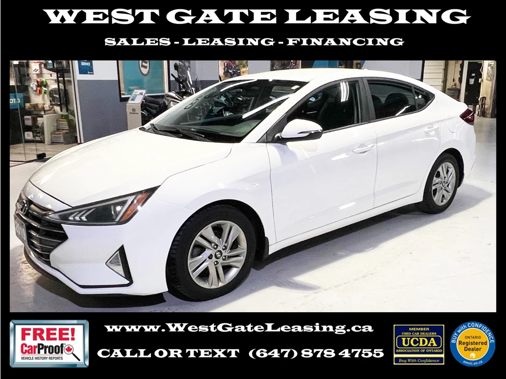 Used 2019 Hyundai ELANTRA PREFERRED | AUTO | CAMERA | NO ACCIDENTS 